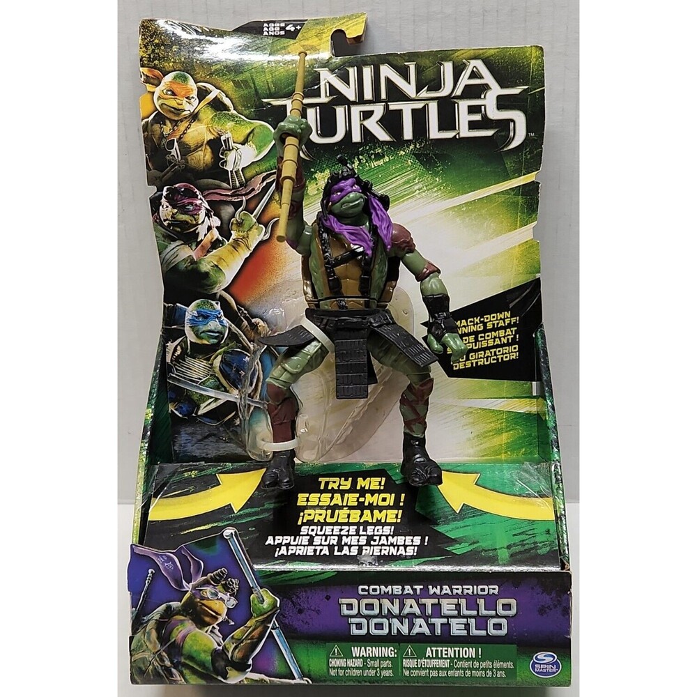 Nickelodeon Teenage Mutant Ninja Turtle combat warrior DONATELLO Action Figure